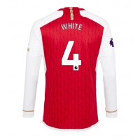 Arsenal Benjamin White #4 Hemmatröja 2023-24 Långärmad